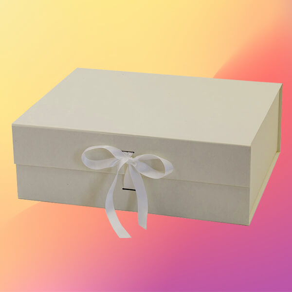 magnetic packaging boxes with ribbon