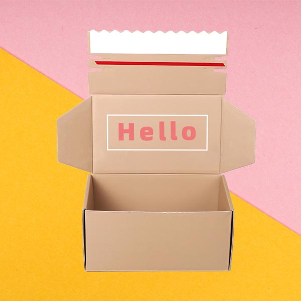 corrugated shipping box