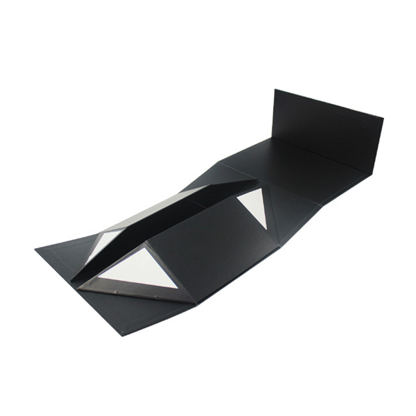 Black Cardboard Baseball Cap Gift Folding with Double Face Adesive