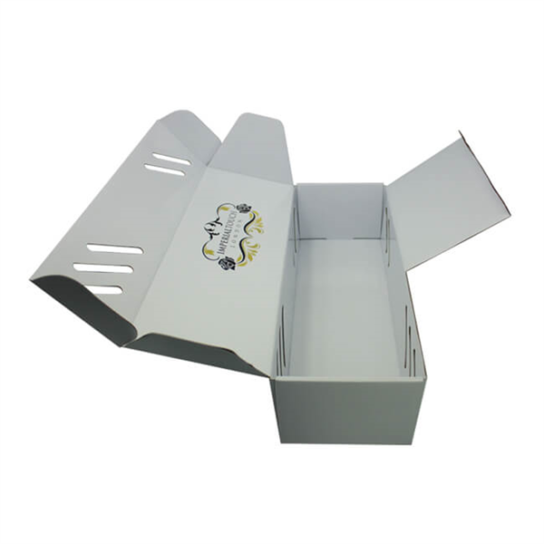 Corrugated mailing box for flower packaging