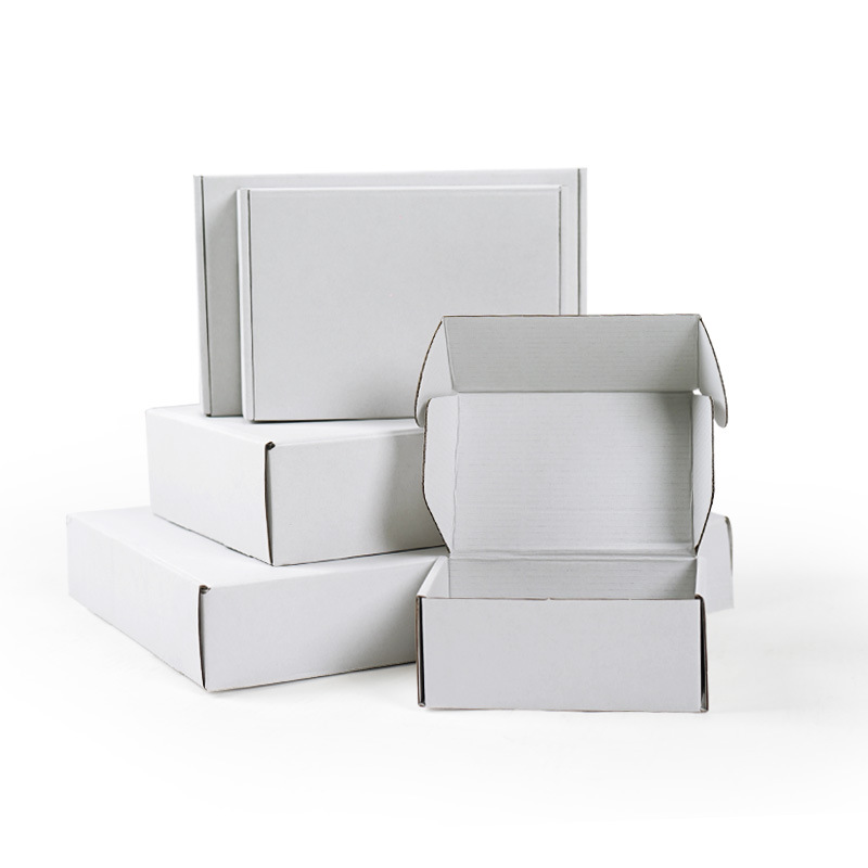 corrugated box white packaging