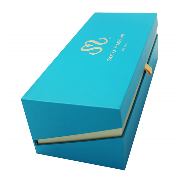 blue color printing gift box supplier