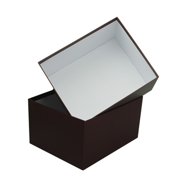large paper cardboard box with lid