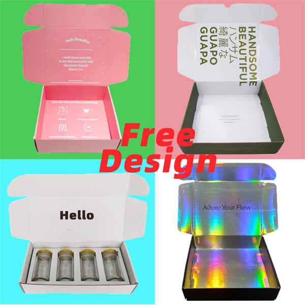 Custom logo corrugated gift box factory direct supply shipping paper mailer  box