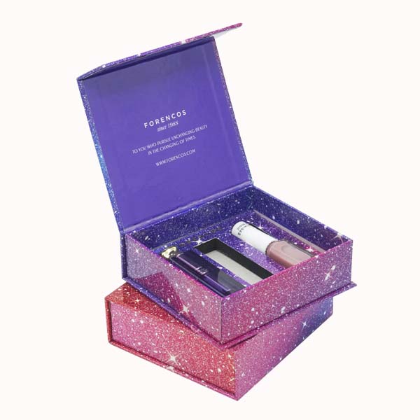 Customized luxury rigid paper box supplier made cosmetic box