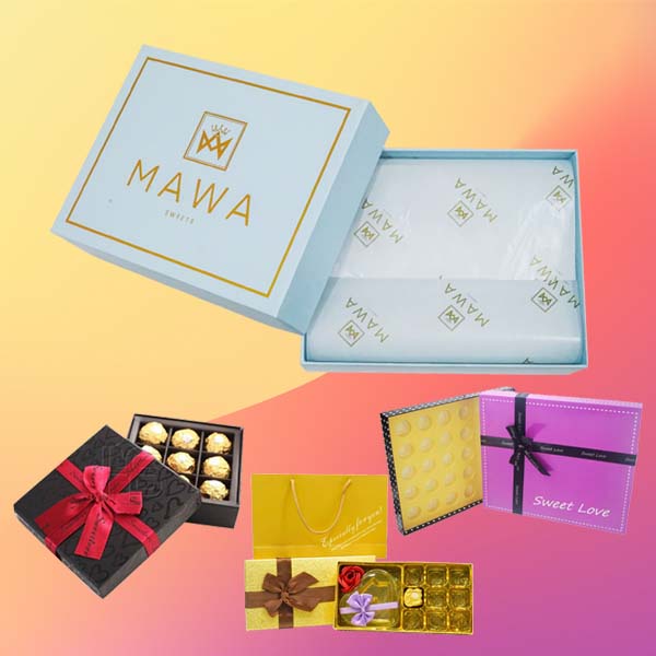 Custom chocolate boxes foldable gift boxes  Custom logo