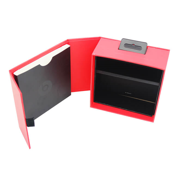 red paper box for electronic packaging
