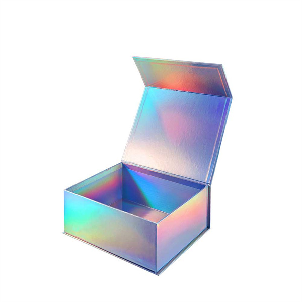 custom holographic box packaging