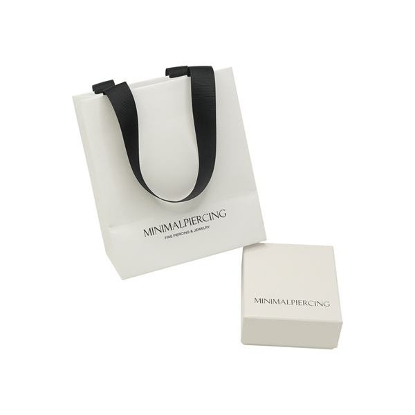 Luxury custom jewelry packaging boxes with logo & paper bag 