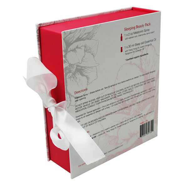 Custom Logo Perfume Gift Box with Ribbon Closure 03