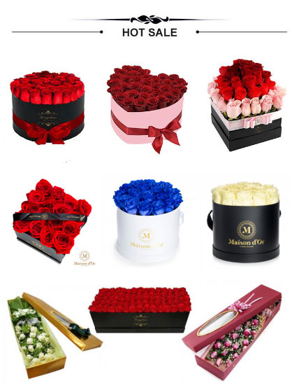 Choose a gift box style for your roses