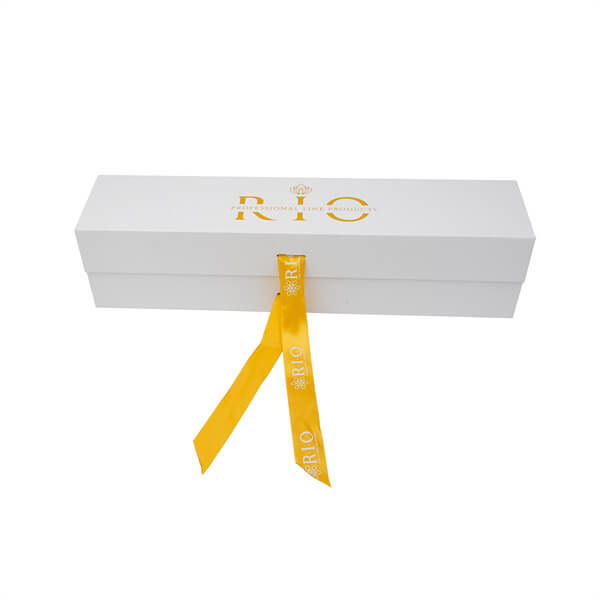foldable boxes with ribbon