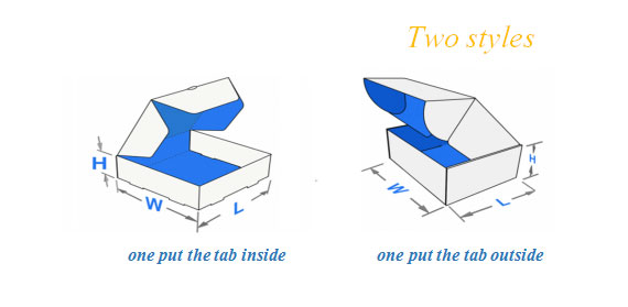 Choose a corrugated paper box style for your products packaging