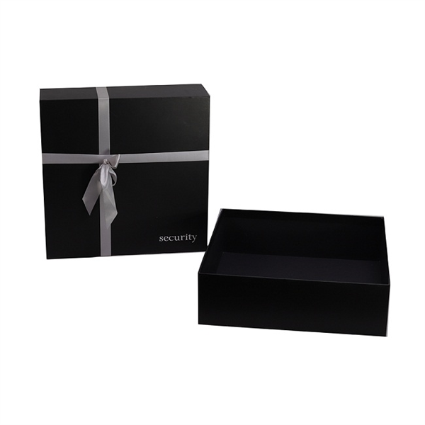 custom gift box with ribbon decoration