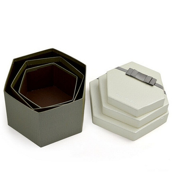 hexagon paper boxes for gift packaging