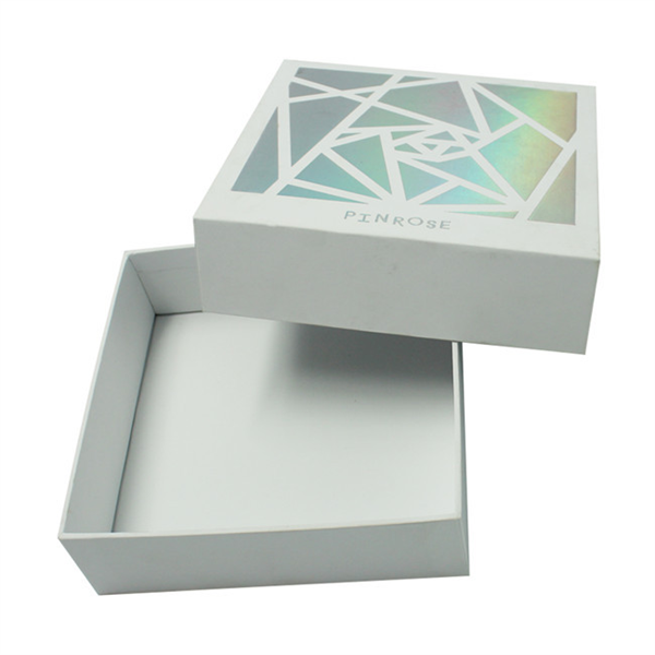 Luxury squate box with hologram design