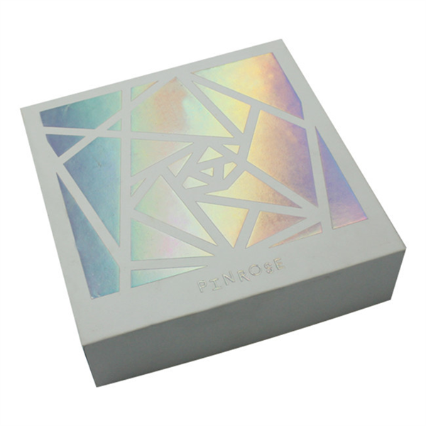 luxury hologram square box for beauty