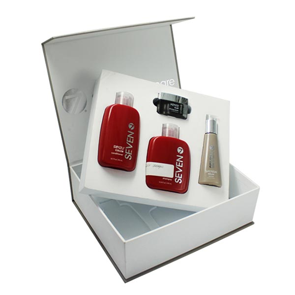 Magnetic Closure Cosmetic Gift Box With EVA Insert 04