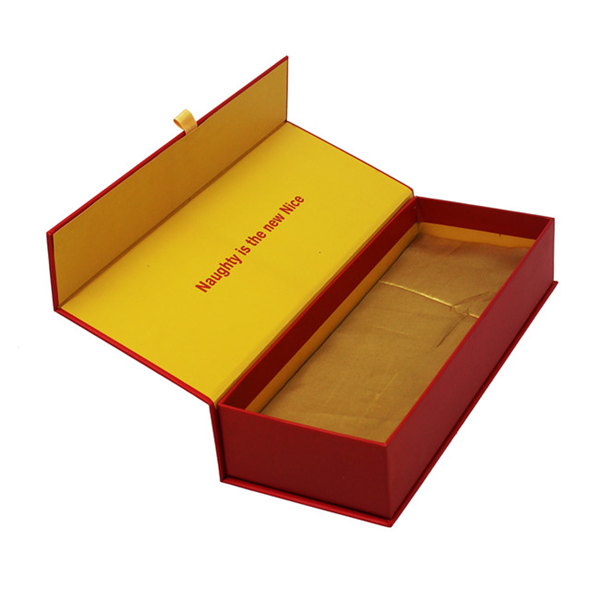 Red Color Printing Magnetic Paper Box with Custom Logo
