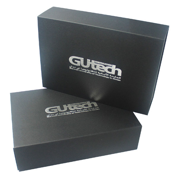 Matte Black Collapsible Paper Box for Gift Packaging 04