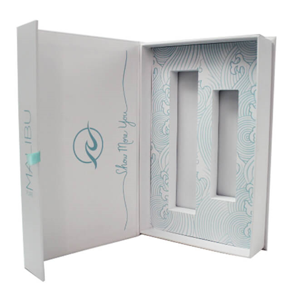 paper packaging box with magnetic closure