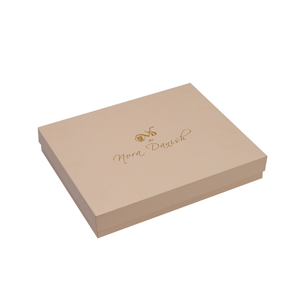 Customized fancy paper rigid box with lid for gift packaging