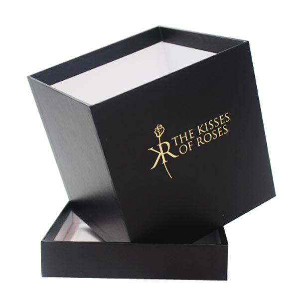 Black Flower Gift Box for Rose Packaging