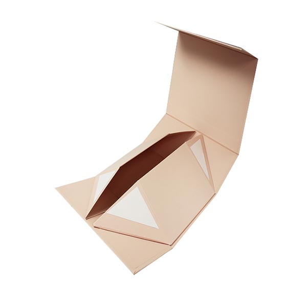 Rose Glold Logo Foldable Paper Box for Gift Packaging 03