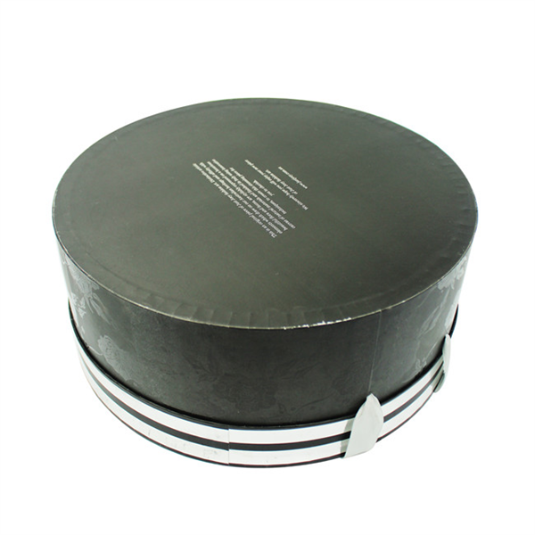 black round box for gift packaging