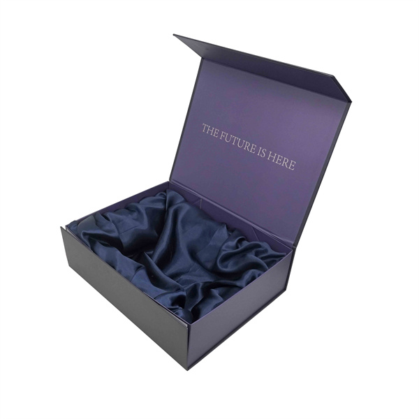 Luxury satin lined gift box custom logo | Gift box factory