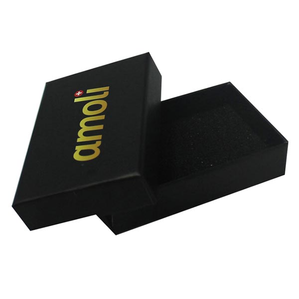 Small Black Jewelry Gift Boxes for Ring Packaging 02