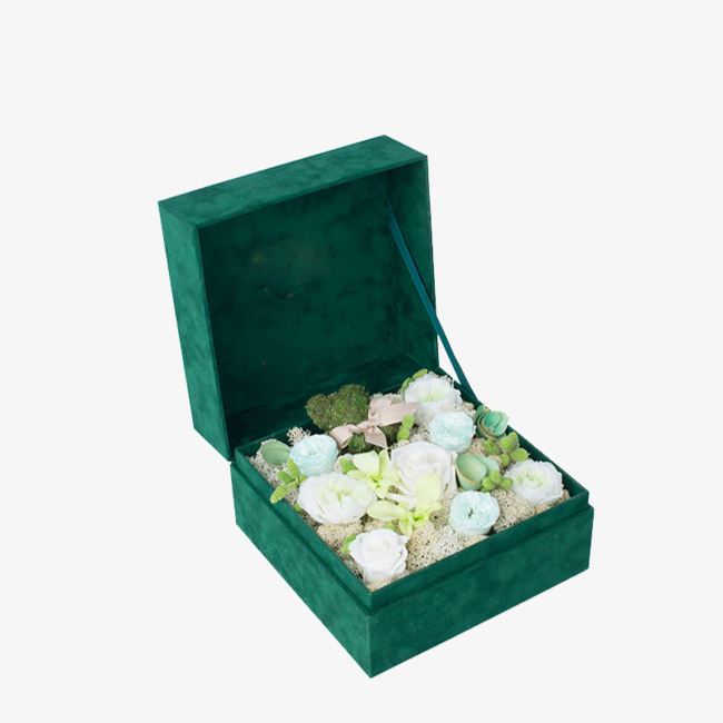 high quality velvet flower box