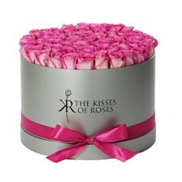 Flower Hat Box with or without Ribbon