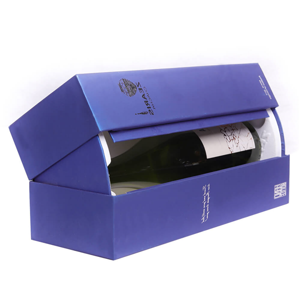 new design of paper gift box for wine packaging